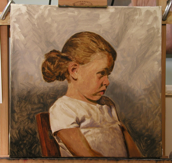 retrato al oleo tutorial